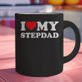 I Love My Step-Dad Heart Family Grandpa StepDad Bonus Dad Graphic Print Coffee Mug