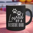 Loved By A Rescue Dog Foster Mom Rescue Dad Graphic Print Coffee Mug Loved By A Rescue Dog Foster Mom Rescue Dad Graphic Print Coffee Mug