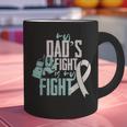 Lung Cancer Dad Ribbon Graphic Print Coffee Mug