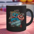 Marvel Captain America Legendary Dad Father's Day Graphic Print Coffee Mug Marvel Captain America Legendary Dad Father's Day Graphic Print Coffee Mug