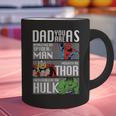 Marvel Father's Day Spider-Man Thor Hulk Dad Attributes Graphic Print Coffee Mug
