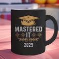 Mastered It 2025 Masters Degree Graduation Graduate Mba Graphic Print Coffee Mug
