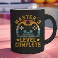 Master's Level Complete Vintage Video Gamer Graduation Graphic Print Coffee Mug