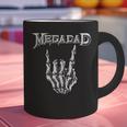 Megadad Retro 90s Hard Rock Band Heavy Metal Father's Day Graphic Print Coffee Mug