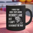 Memory Lane Trips Can't Remember Way Forgetful Grandma Drive Graphic Print Coffee Mug