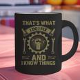 Men Dad That's What I Do I Fix Stuff And I Know Things Graphic Print Coffee Mug