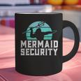 Mermaid Security Shirt Boys Swimmer Dad Merdad Trident Graphic Print Coffee Mug
