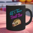 Mom Dad Let's Taco Bout Sex Gender Reveal Party Graphic Print Coffee Mug