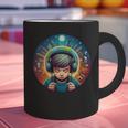 Music Enthusiast Under Starry Skies World Introvert Boy Graphic Print Coffee Mug Music Enthusiast Under Starry Skies World Introvert Boy Graphic Print Coffee Mug
