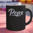 New Grandpa For Dad Called Pops Graphic Print Coffee Mug