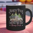 North Pole Tree Farm Merry Christmas Holiday Scene Nostalgia Graphic Print Coffee Mug North Pole Tree Farm Merry Christmas Holiday Scene Nostalgia Graphic Print Coffee Mug