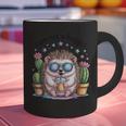 I Am Not a Hugger Introvert Hedgehog With Cactus Graphic Print Coffee Mug I Am Not a Hugger Introvert Hedgehog With Cactus Graphic Print Coffee Mug