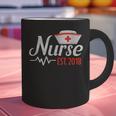 Nurse Nursing School Graduation Est 2018 Shirt Graphic Print Coffee Mug