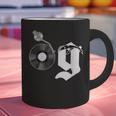 Old School Dad OG Hip Hop Head Vinyl Retro 80s90s Nostalgia Graphic Print Coffee Mug