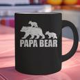 Papa Bear Two Cubs Shirt Daddy Bear Twin Tshirt Papa 2 Kids Graphic Print Coffee Mug