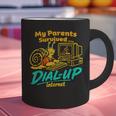My Parents Survived Dial Up Internet Nostalgia 90s Graphic Print Coffee Mug