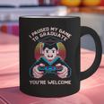 I Paused My Game To Graduate 2024 Gamer Graduation Graphic Print Coffee Mug