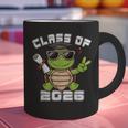 Peace Sign Hand Turtle Class Of 2026 Graduation Graphic Print Coffee Mug