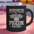 Pigeon Racing Introvert Pigeon Breeder Homing Pigeon Graphic Print Coffee Mug