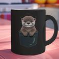 Pocket Otter Lover Introvert Cute Animal Fun Surprise Graphic Print Coffee Mug Pocket Otter Lover Introvert Cute Animal Fun Surprise Graphic Print Coffee Mug