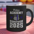 Police Academy Survivor 2025 Graduation Police School Graphic Print Coffee Mug
