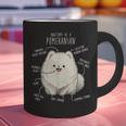 Pomeranian Anatomy Cute Pet Pom Mom Dog Dad For Men Women Girls Kids Graphic Print Coffee Mug