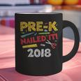 Pre-K Nailed It Class Of 2018 Graduation Graphic Print Coffee Mug
