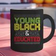 Proud African American Educated Graduation Graphic Print Coffee Mug
