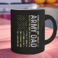 Proud Army Dad United States USA Flag For Father's Day Graphic Print Coffee Mug
