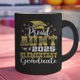 Proud Aunt Of 5th Grade Graduate 2025 Elementary Graduation Graphic Print Coffee Mug