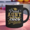 Proud Aunt Of a Class Of 2026 Graduate Senior Graduation Graphic Print Coffee Mug