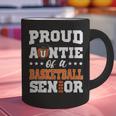 Proud Auntie Of a Basketball Senior 2026 Graduation Gifts Graphic Print Coffee Mug