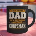 Proud Dad Of Awesome Corpsman Father's Day Graphic Print Coffee Mug
