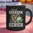 Proud Grandma Of A 2026 Senior Volleyball Graduation Leopard Graphic Print Coffee Mug