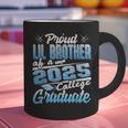 Proud Lil Brother Of 2025 Graduate College Shirt Graduation Graphic Print Coffee Mug