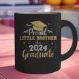 Proud Little Brother Class 2024 Graduate Senior Graduation Graphic Print Coffee Mug