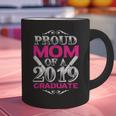 Proud Mom Of 2019 Graduate Class 2019 Tshirt Graduation Graphic Print Coffee Mug