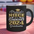 Proud Niece Of 5th Grade Graduate 2024 Elementary Graduation Graphic Print Coffee Mug
