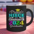 Proud Niece Of Kindergarten Graduate 2024 Graduation Niece Graphic Print Coffee Mug