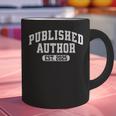 Proud Published Author 2025 Mom Dad Vintage Poet Book Writer Graphic Print Coffee Mug