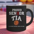 Proud Senior Tia 2026 Graduation Basketball Player Graphic Print Coffee Mug