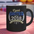 Proud Sister Of 2018 Graduate Shirt Graduation Grad Graphic Print Coffee Mug