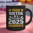 Proud Sister Of a Class Of 2025 Graduate Family Graduation Graphic Print Coffee Mug