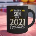 Proud Son Of A 2021 Graduate Graduation Clothes MBA PhD Graphic Print Coffee Mug