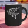 Reel Cool Papa Fishing Dad Father's Day Fisherman Fish Graphic Print Coffee Mug