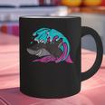 Retro 80s Shark Whale Diving Nostalgia Shark Party Graphic Print Coffee Mug Retro 80s Shark Whale Diving Nostalgia Shark Party Graphic Print Coffee Mug