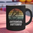 Retro Antisocial Butterfly Shirt For Introverts Graphic Print Coffee Mug