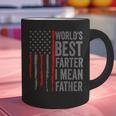 Retro Dad World's Best Farter I Mean Father Vintage Flag Usa Graphic Print Coffee Mug