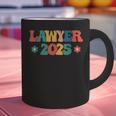Retro Lawyer 2025 Attorney School Graduation Student Lawyer Graphic Print Coffee Mug