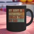 Retro Niece Nephew Auntie My Aunt Is Cooler Than My Dad Graphic Print Coffee Mug
